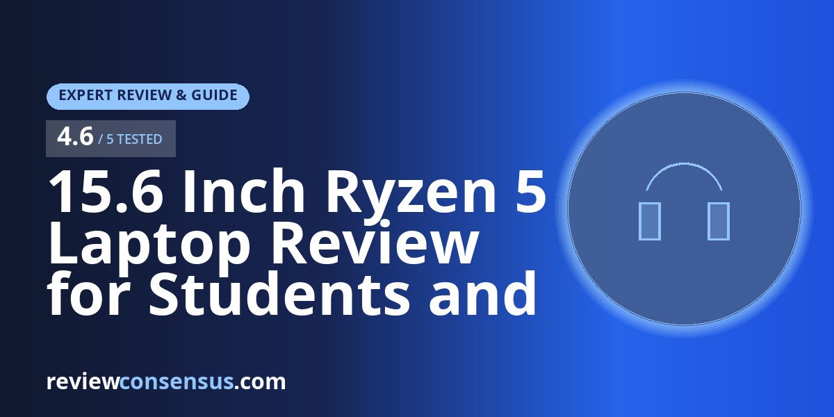 15.6 Inch Ryzen 5 Laptop Review for Students and Light Creators