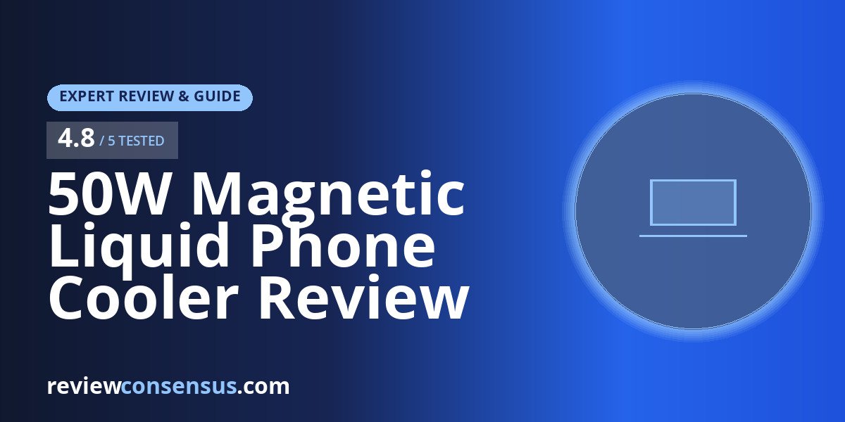50W Magnetic Liquid Phone Cooler Review for Gaming and Streaming