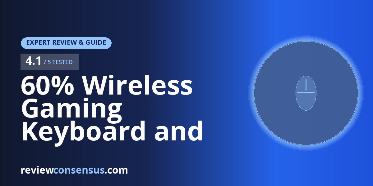 60% Wireless Gaming Keyboard and Mouse Combo Review