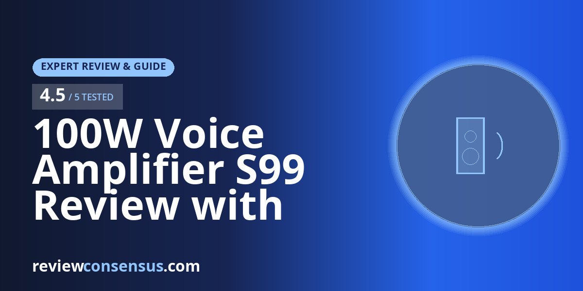 100W Voice Amplifier S99 Review with Dual Wireless Microphones