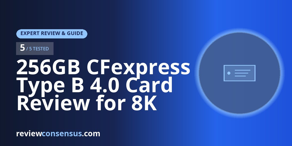 256GB CFexpress Type B 4.0 Card Review for 8K RAW Shoots