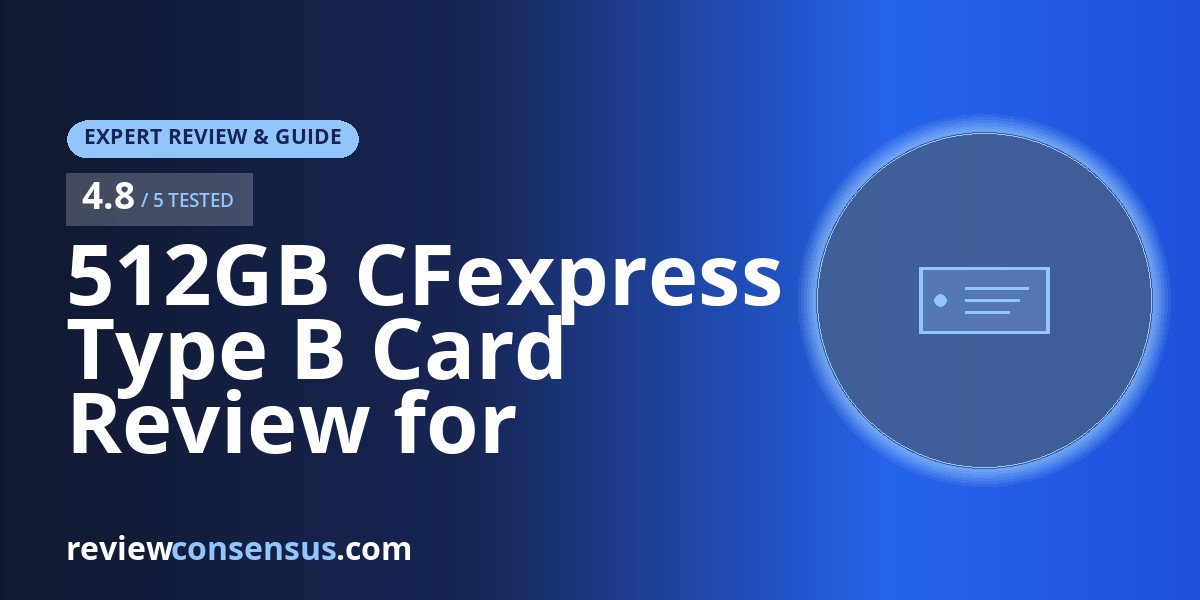512GB CFexpress Type B Card Review for Nikon Canon and Panasonic