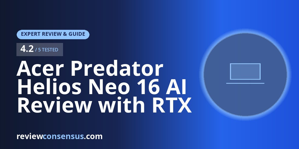 Acer Predator Helios Neo 16 AI Review with RTX 5070 Ti Power
