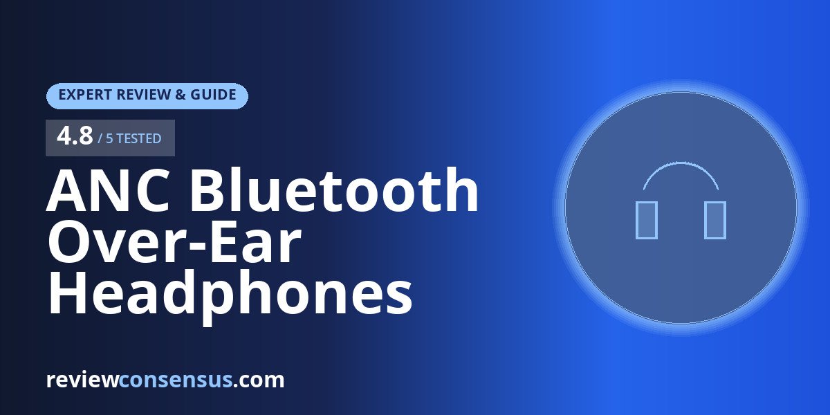 ANC Bluetooth Over-Ear Headphones Review for Travel and Work