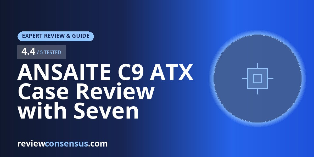 ANSAITE C9 ATX Case Review with Seven ARGB Fans Pre-Installed