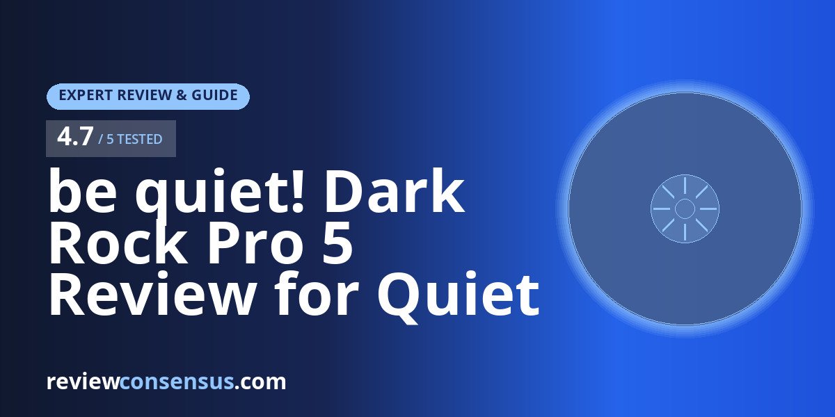 be quiet! Dark Rock Pro 5 Review for Quiet High-End Air Cooling