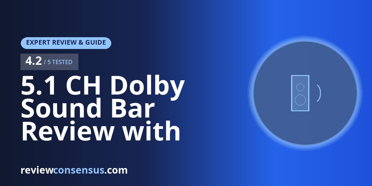 5.1 CH Dolby Sound Bar Review with Wireless Sub and Rears