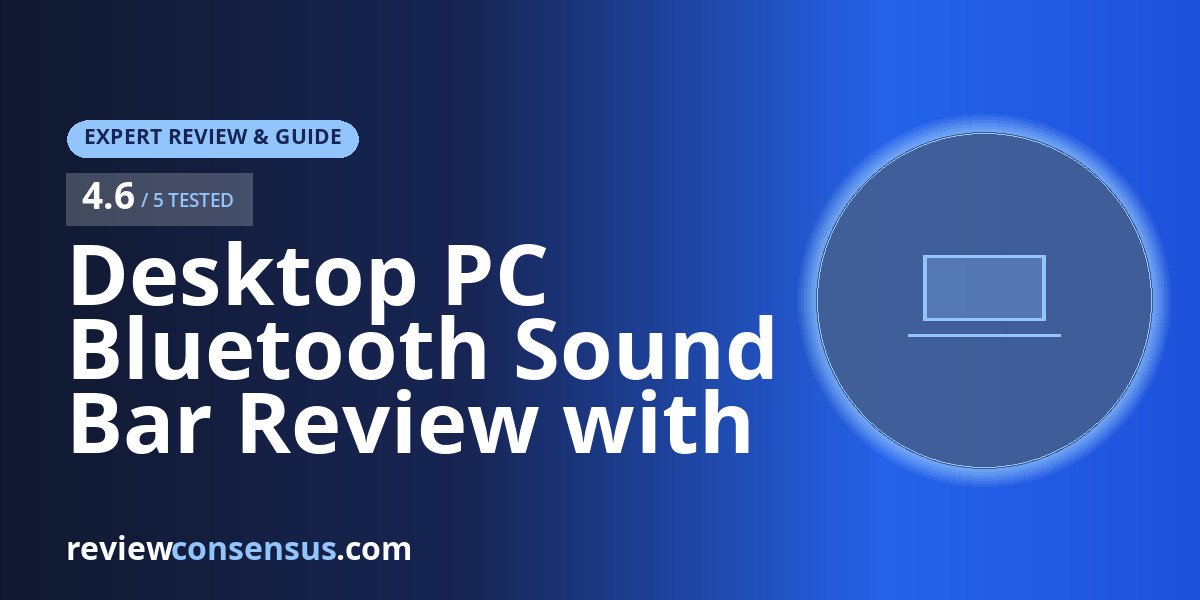 Desktop PC Bluetooth Sound Bar Review with Bass Boost and RGB