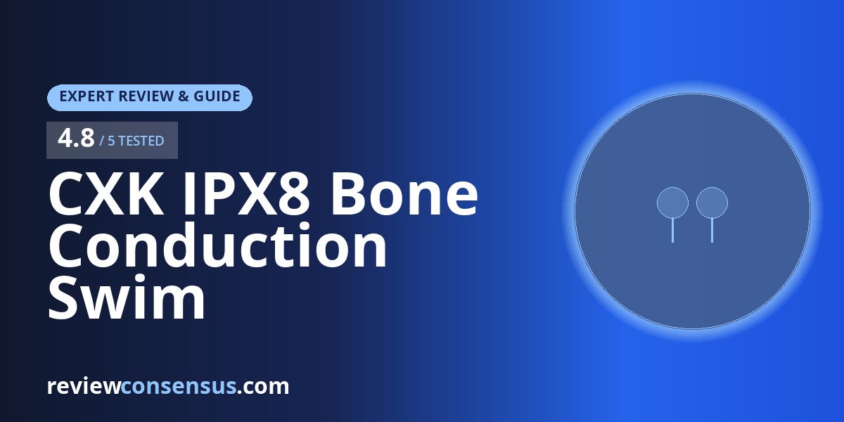 CXK IPX8 Bone Conduction Swim Headphones Review with MP3 Mode