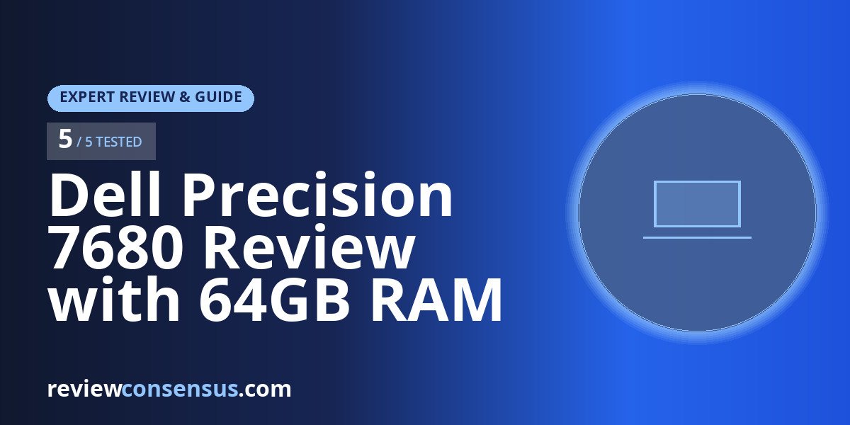 Dell Precision 7680 Review with 64GB RAM and 2TB SSD Config
