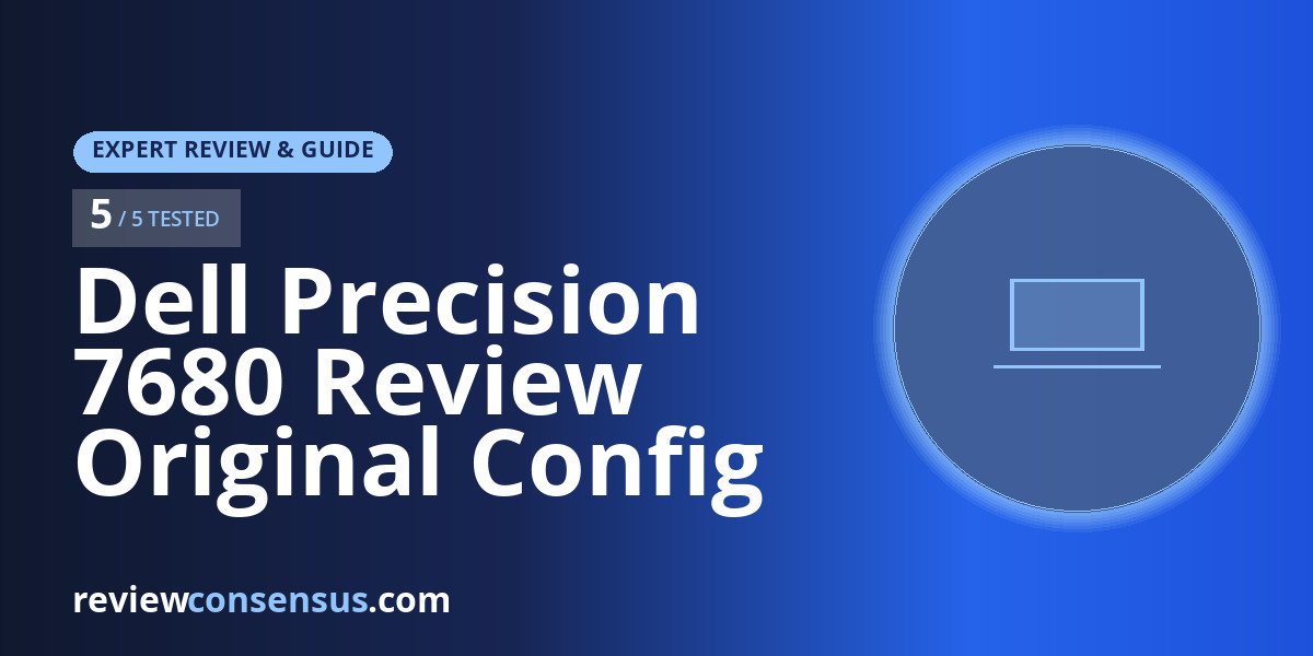 Dell Precision 7680 Review Original Config 64GB and 1TB