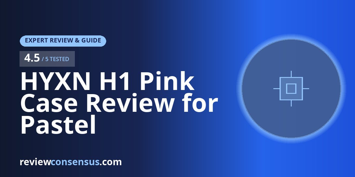 HYXN H1 Pink Case Review for Pastel Dual-Chamber Builds