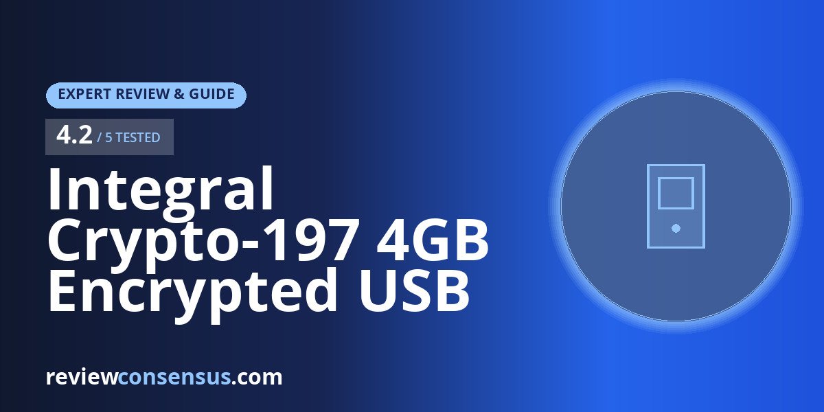 Integral Crypto-197 4GB Encrypted USB Drive Review
