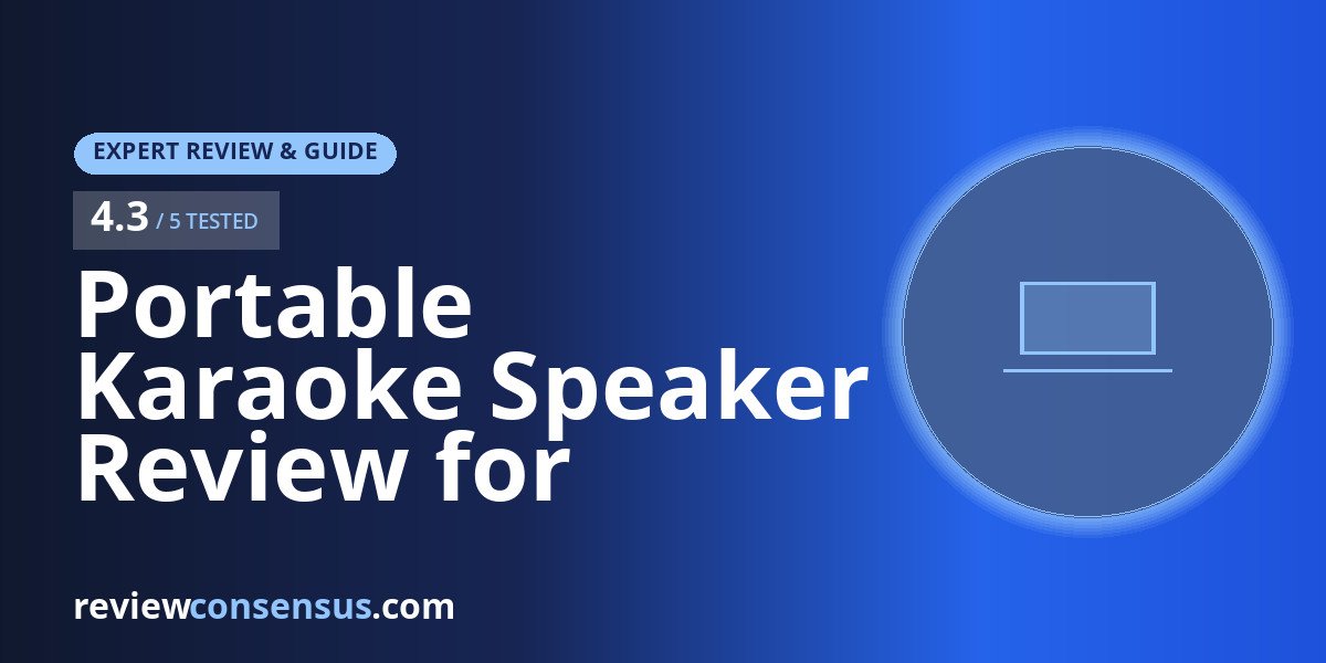Portable Karaoke Speaker Review for Family Parties and Camping