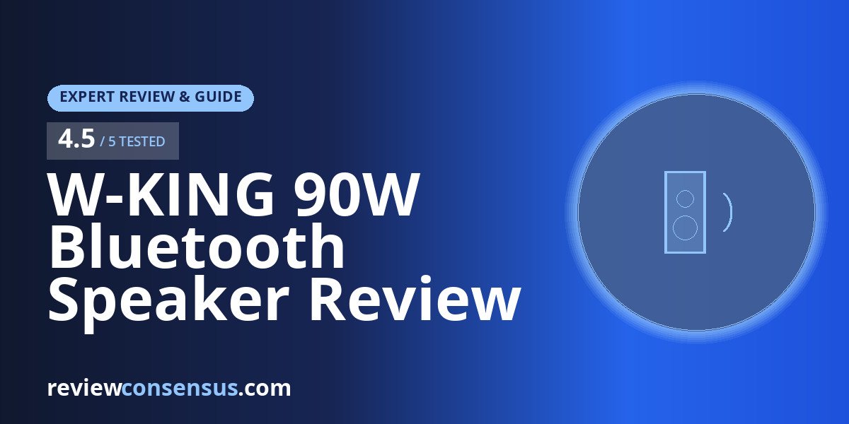 W-KING 90W Bluetooth Speaker Review for Outdoor Parties