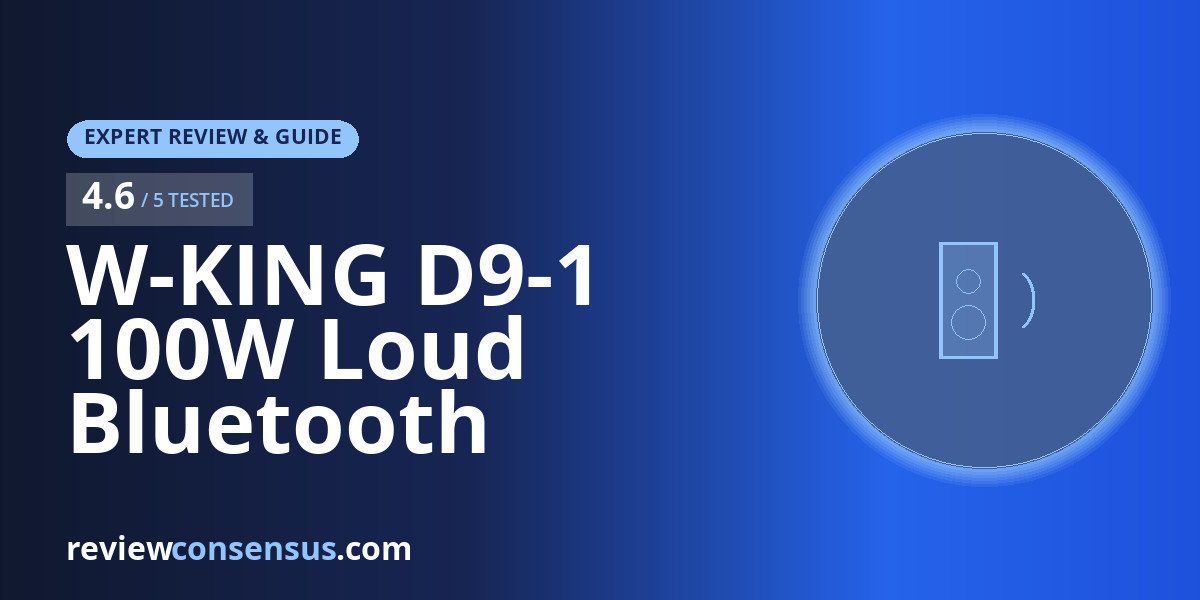 W-KING D9-1 100W Loud Bluetooth Speaker Review for Beaches