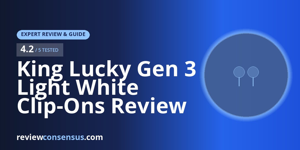 King Lucky Gen 3 Light White Clip-Ons Review for All-Day Open Listening