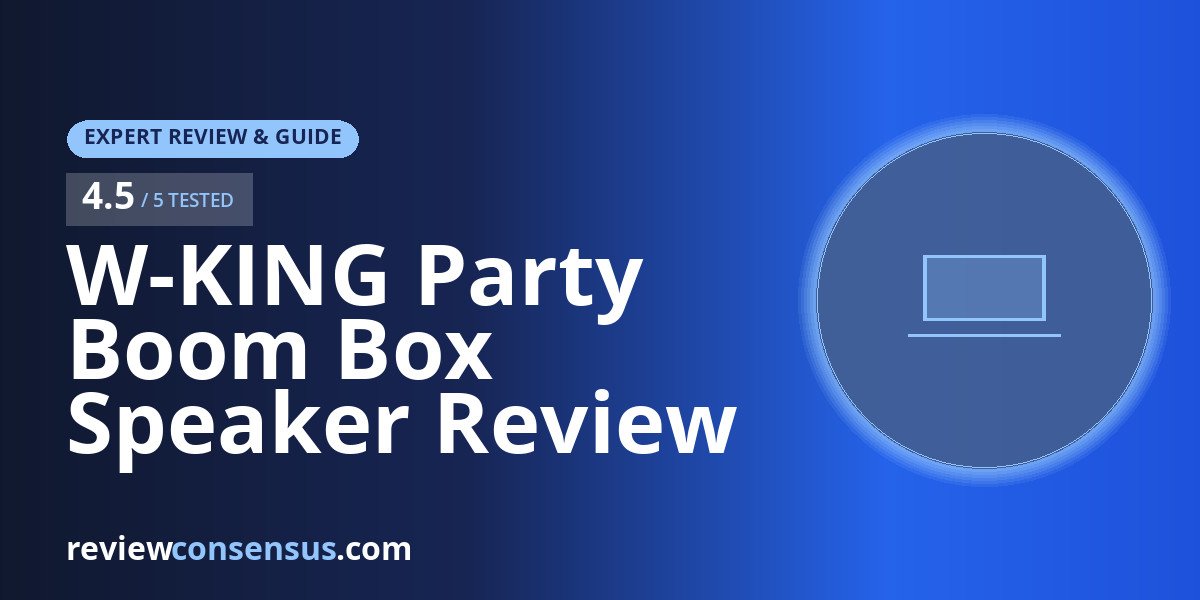 W-KING Party Boom Box Speaker Review for Loud Outdoor Bass