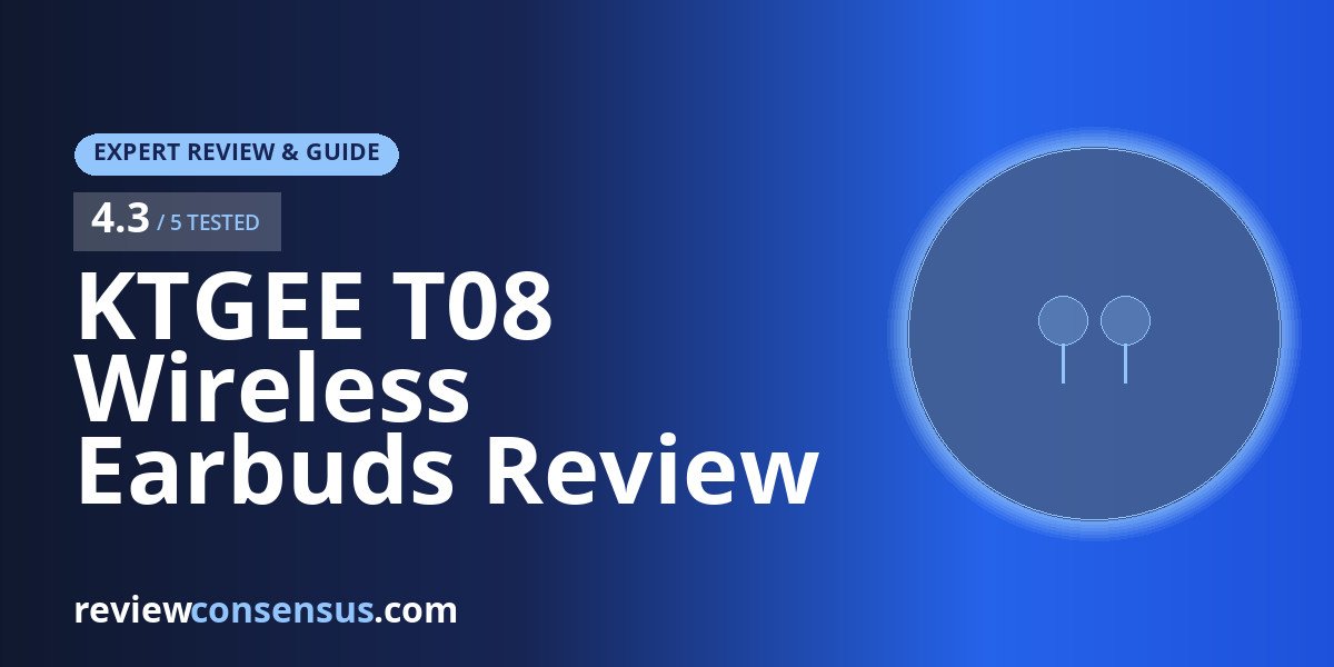 KTGEE T08 Wireless Earbuds Review for Everyday Commutes