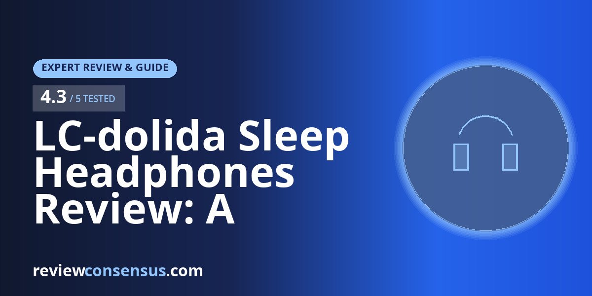 LC-dolida Sleep Headphones Review: A Practical Guide for Side Sleepers, Travelers, And People Making A Darker Wind-Down Routine