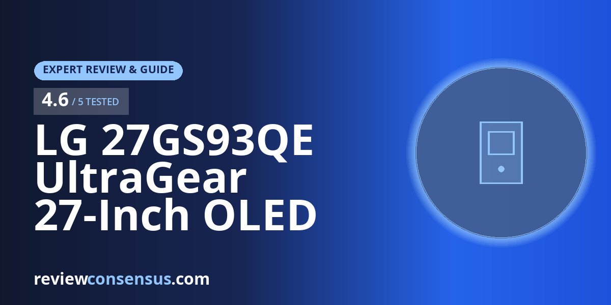 LG 27GS93QE UltraGear 27-Inch OLED 240Hz Review