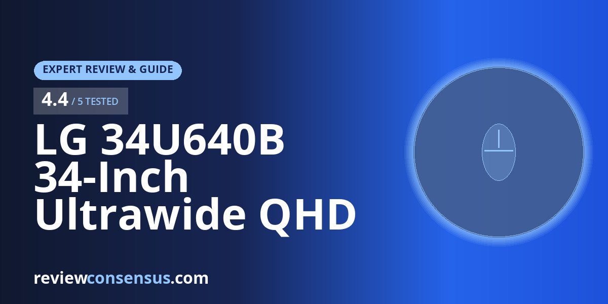LG 34U640B 34-Inch Ultrawide QHD Productivity Monitor Review