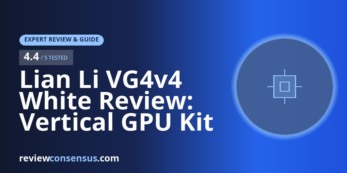 Lian Li VG4v4 White Review: Vertical GPU Kit with PCIe 5.0 Riser