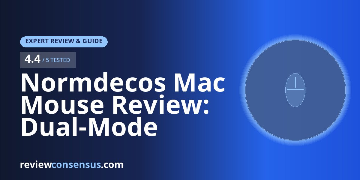 Normdecos Mac Mouse Review: Dual-Mode Bluetooth and USB-C Receiver