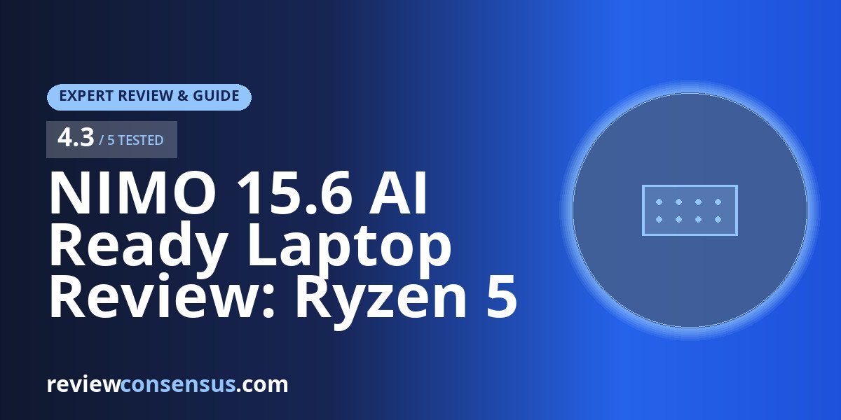 NIMO 15.6 AI Ready Laptop Review: Ryzen 5 6600H for Work and Play