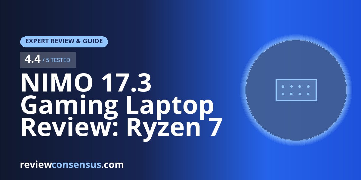 NIMO 17.3 Gaming Laptop Review: Ryzen 7 7735HS and Radeon 680M