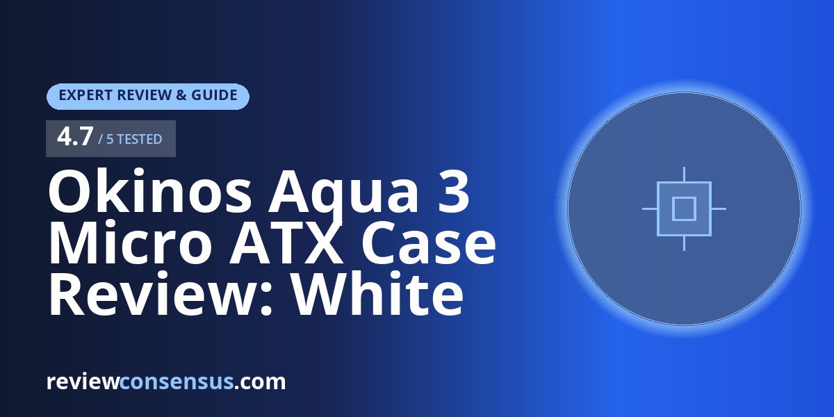 Okinos Aqua 3 Micro ATX Case Review: White Panoramic Build