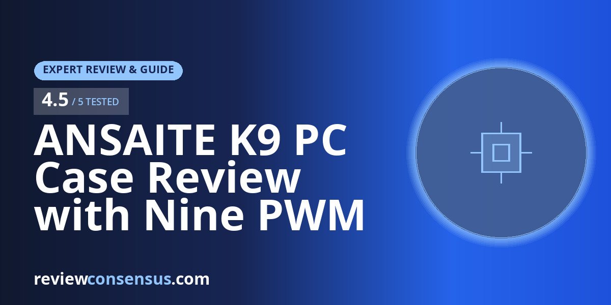 ANSAITE K9 PC Case Review with Nine PWM ARGB Fans