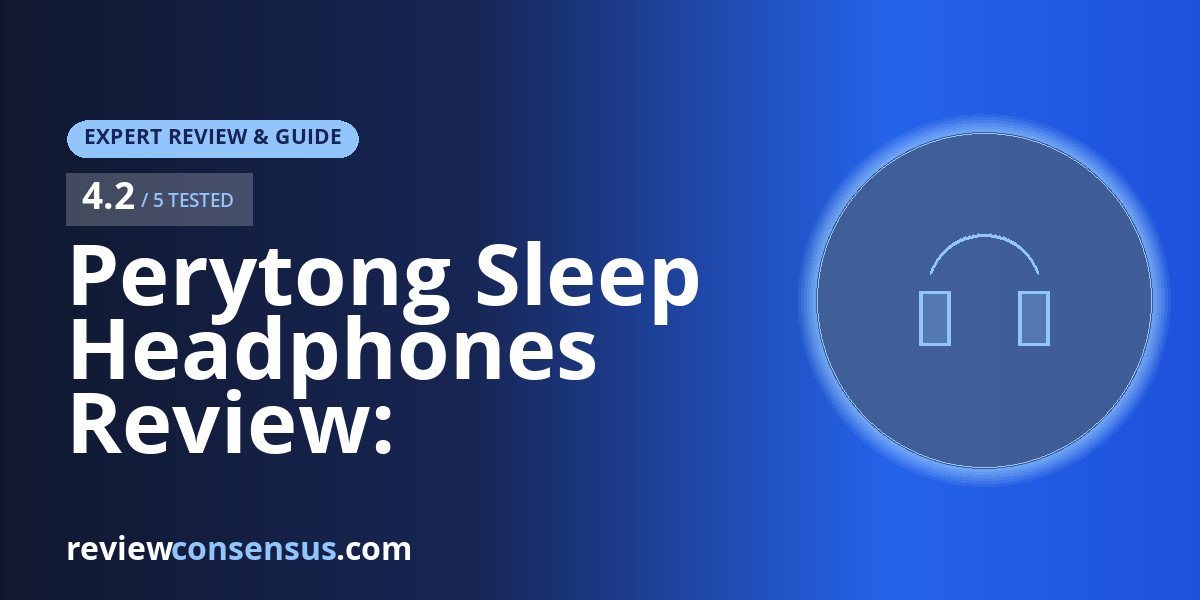 Perytong Sleep Headphones Review: Bluetooth 5.4 Sports Headband