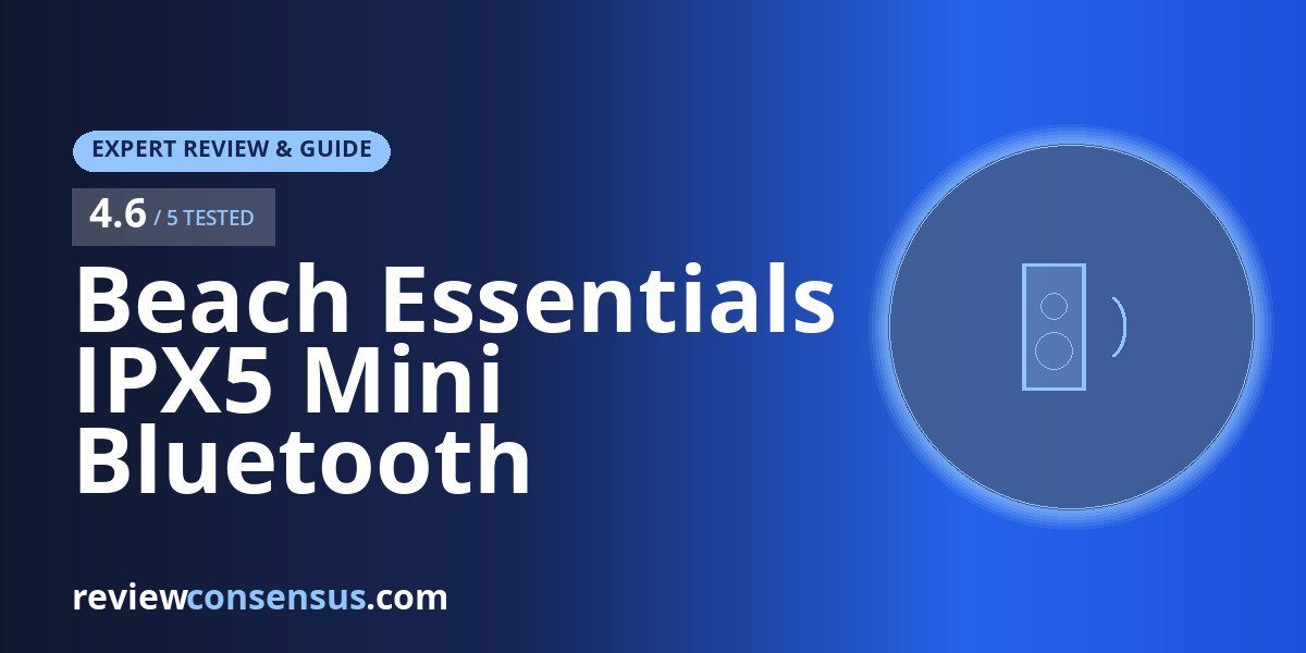 Beach Essentials IPX5 Mini Bluetooth Speaker Review