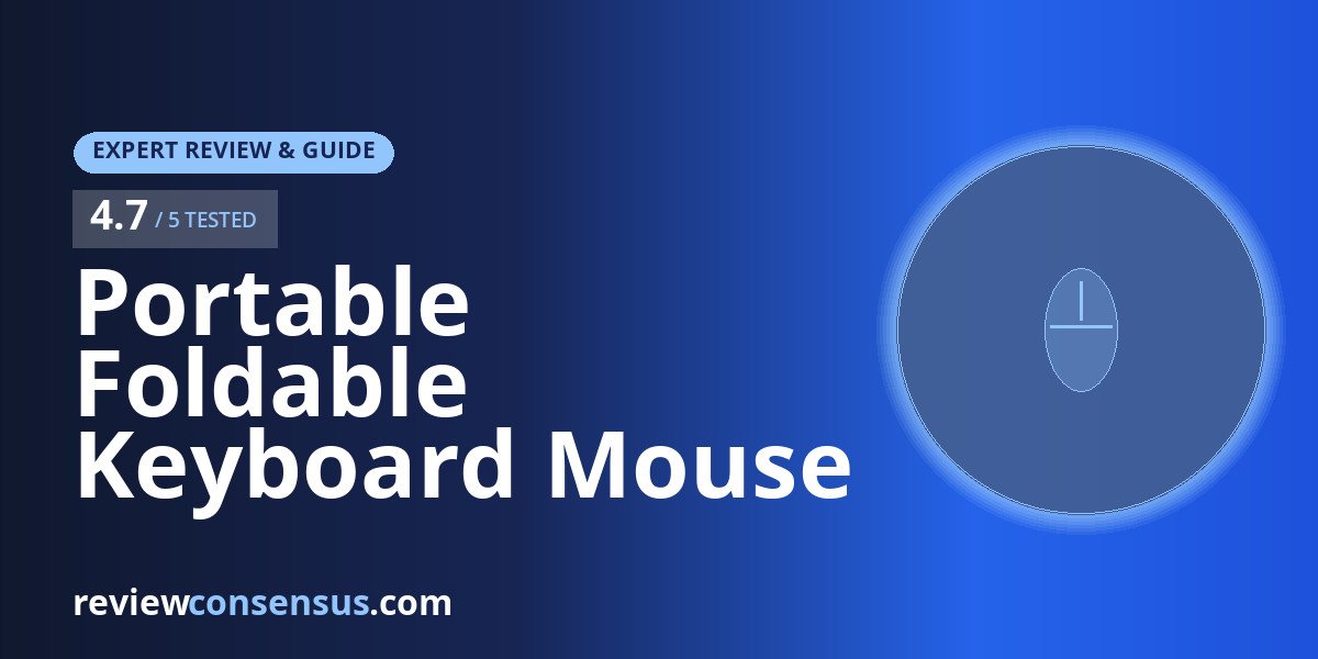 Portable Foldable Keyboard Mouse Combo Review for Travel Work