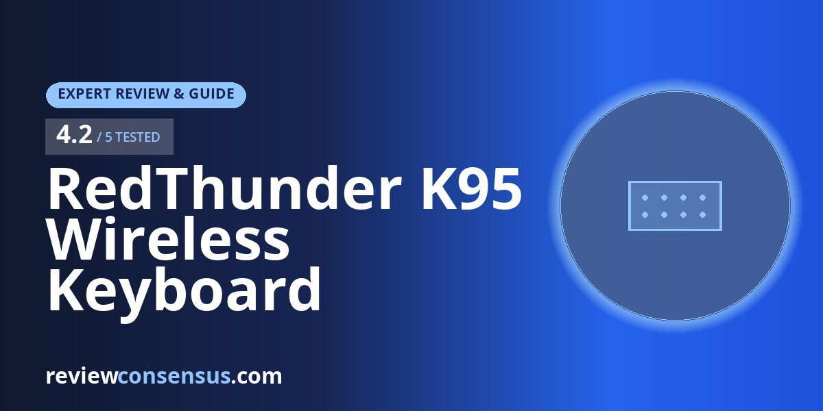 RedThunder K95 Wireless Keyboard Review with TFT Screen