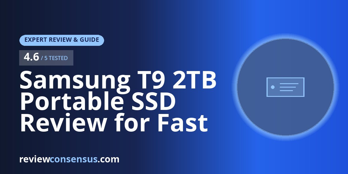 Samsung T9 2TB Portable SSD Review for Fast Creator Transfers