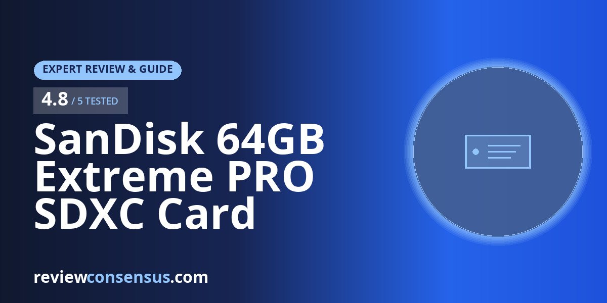 SanDisk 64GB Extreme PRO SDXC Card Review for Fast Rotations