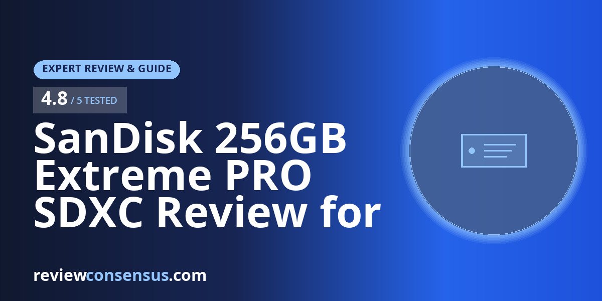 SanDisk 256GB Extreme PRO SDXC Review for 4K Hybrid Shooters