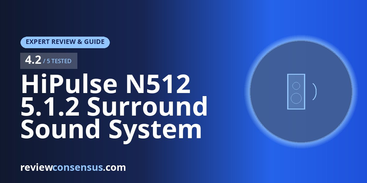 HiPulse N512 5.1.2 Surround Sound System Review for TV Rooms