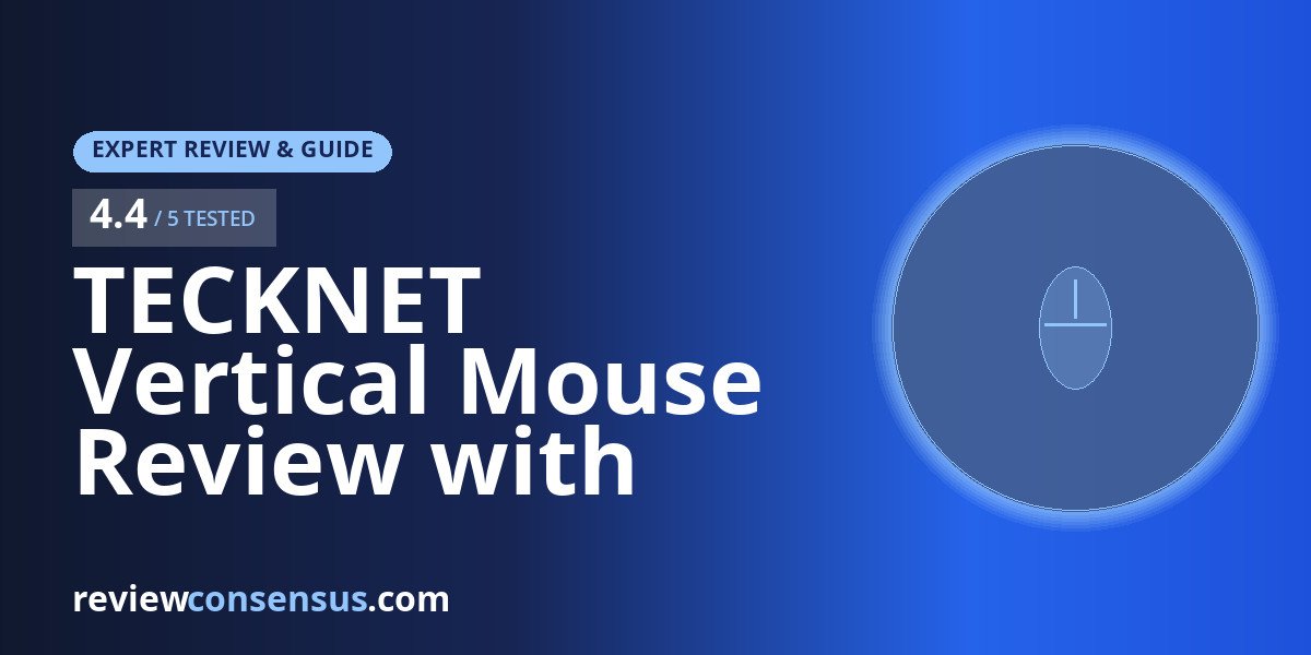 TECKNET Vertical Mouse Review with Long Battery Life Focus