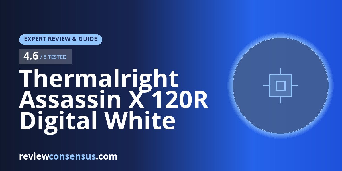 Thermalright Assassin X 120R Digital White CPU Cooler Review
