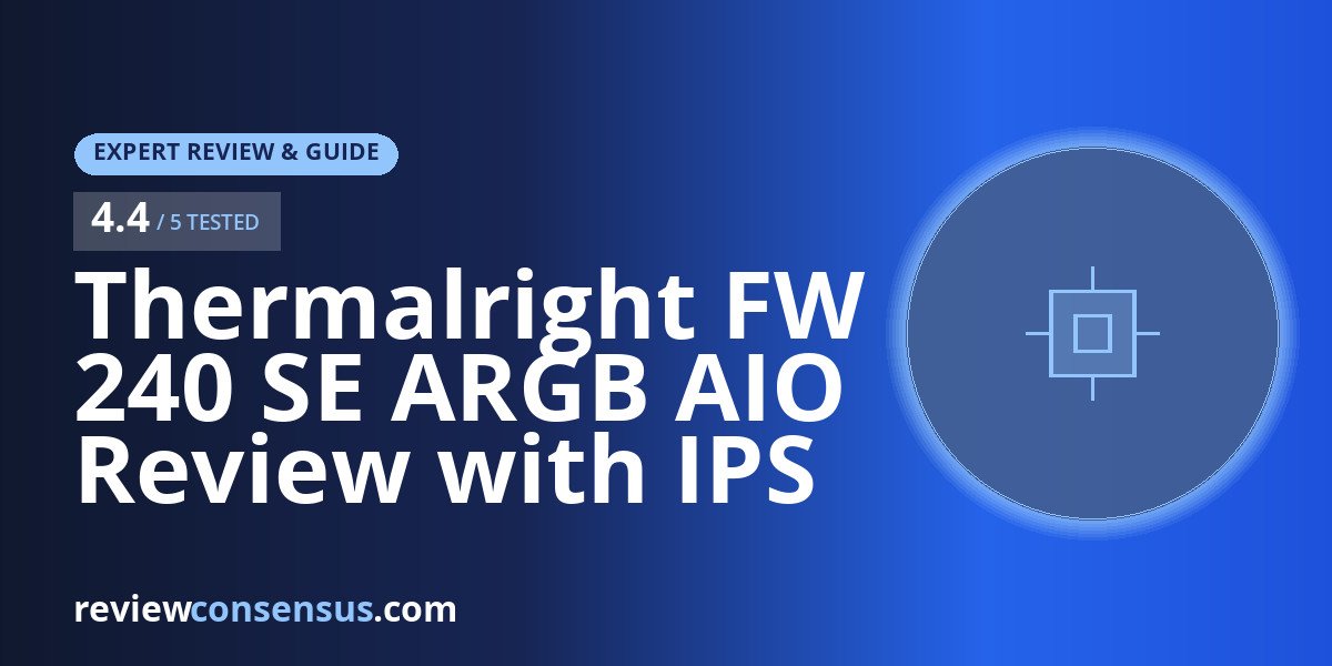 Thermalright FW 240 SE ARGB AIO Review with IPS LCD Screen