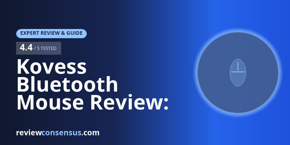 Kovess Bluetooth Mouse Review: Dual-Mode Rose Gold Mouse for Mac