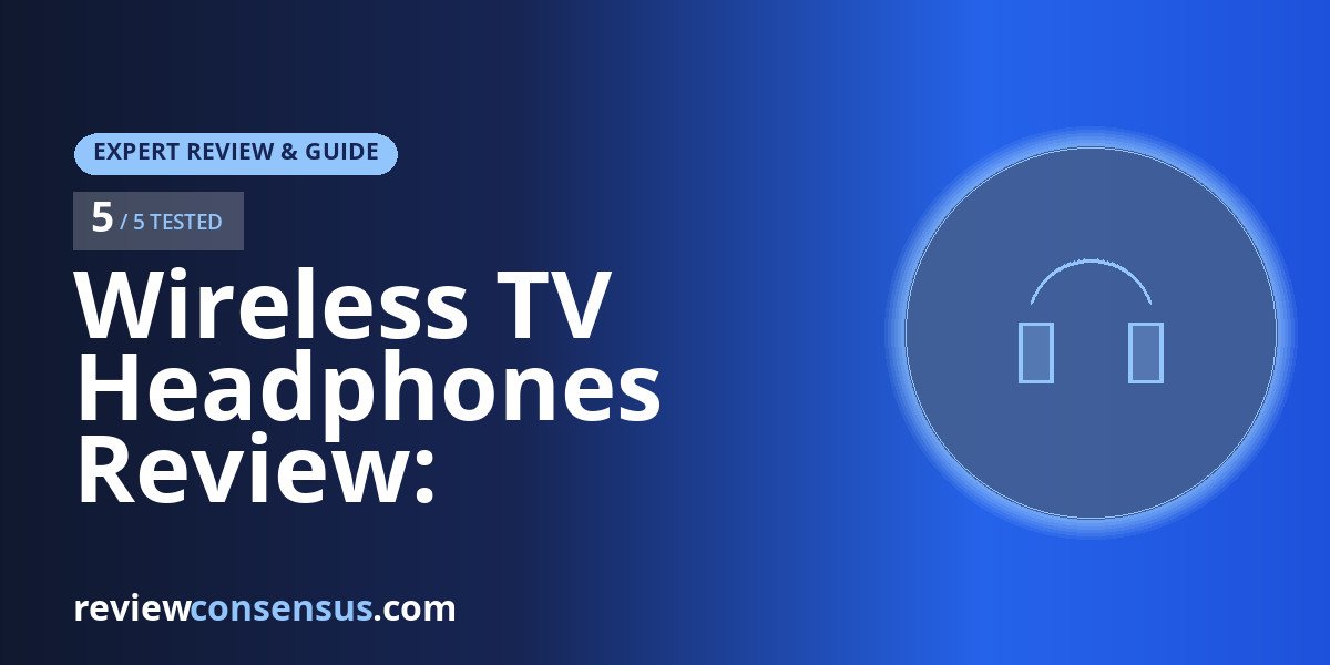 Wireless TV Headphones Review: Senior-Friendly Low-Latency Listening