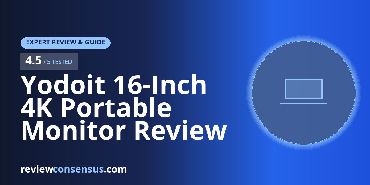 Yodoit 16-Inch 4K Portable Monitor Review for Field Editing