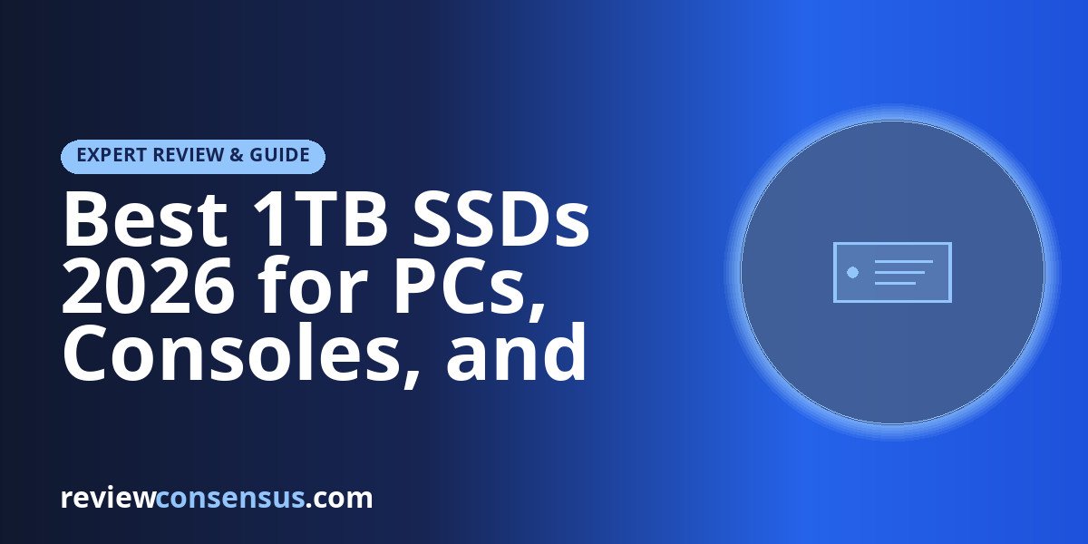 Best 1TB SSDs 2026 for PCs, Consoles, and Portable Storage