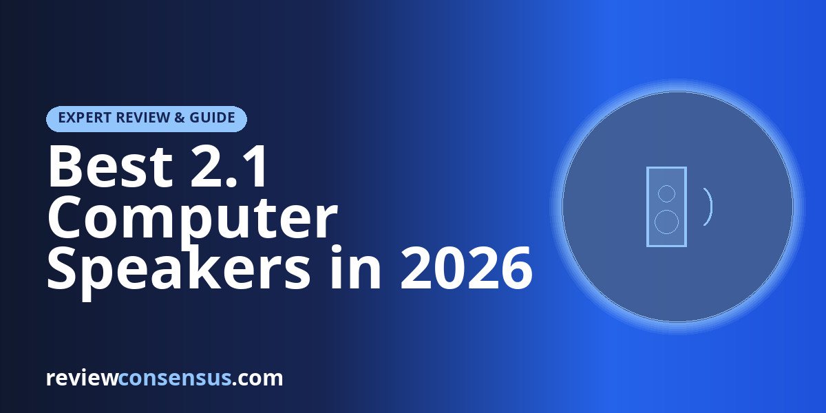 Best 2.1 Computer Speakers in 2026 for Desktop Bass