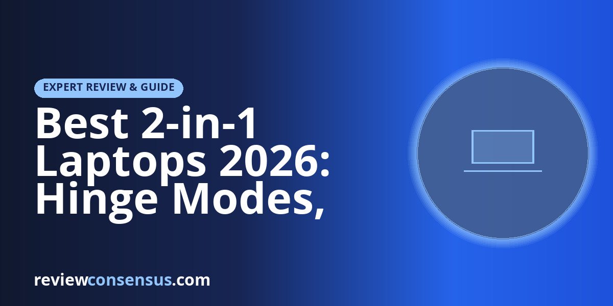 Best 2-in-1 Laptops 2026: Hinge Modes, Stylus & Touch
