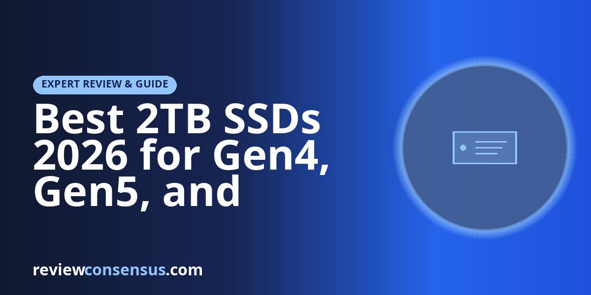 Best 2TB SSDs 2026 for Gen4, Gen5, and Portable Storage